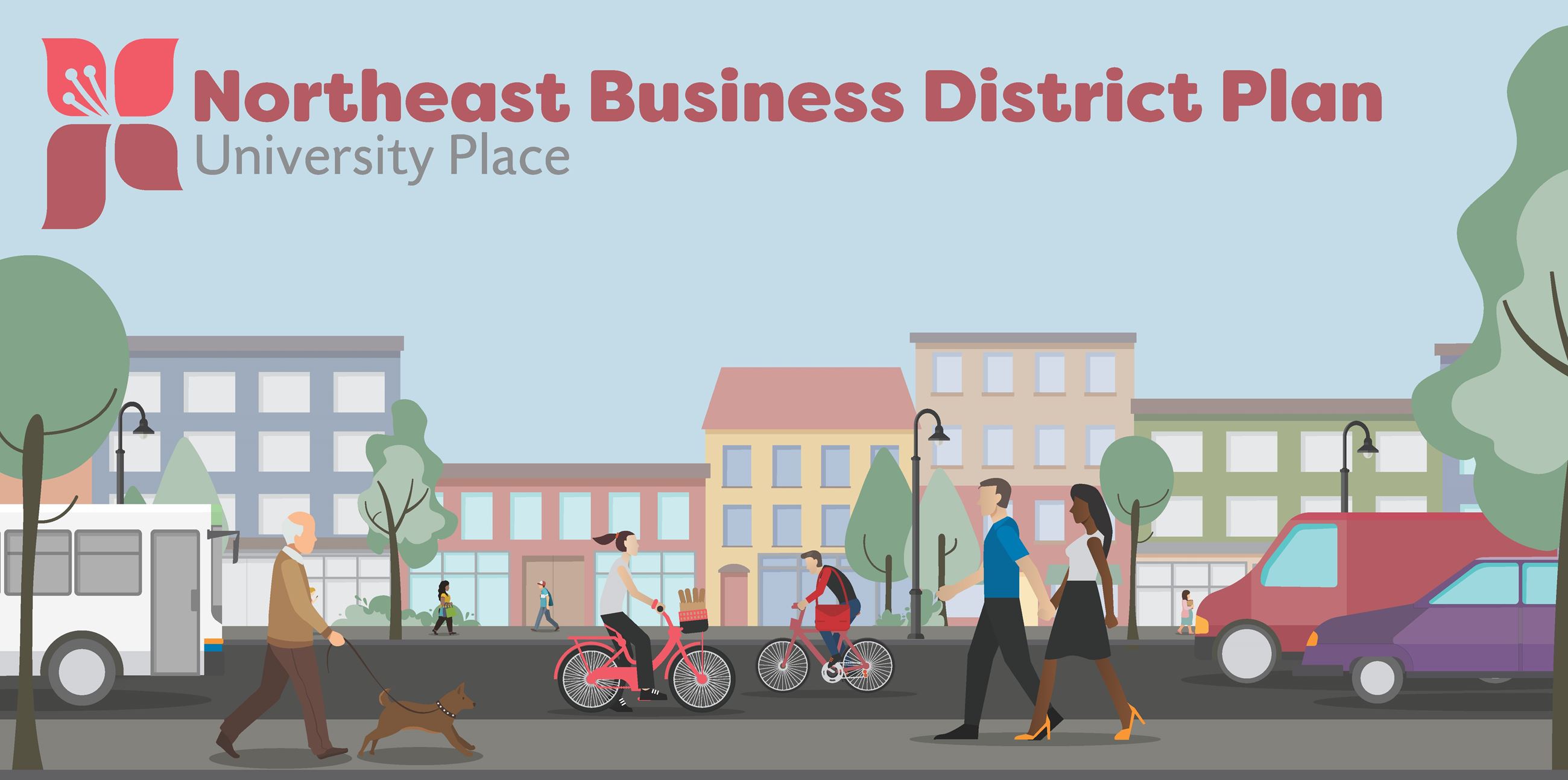 Northeast Business District Identity Scene
