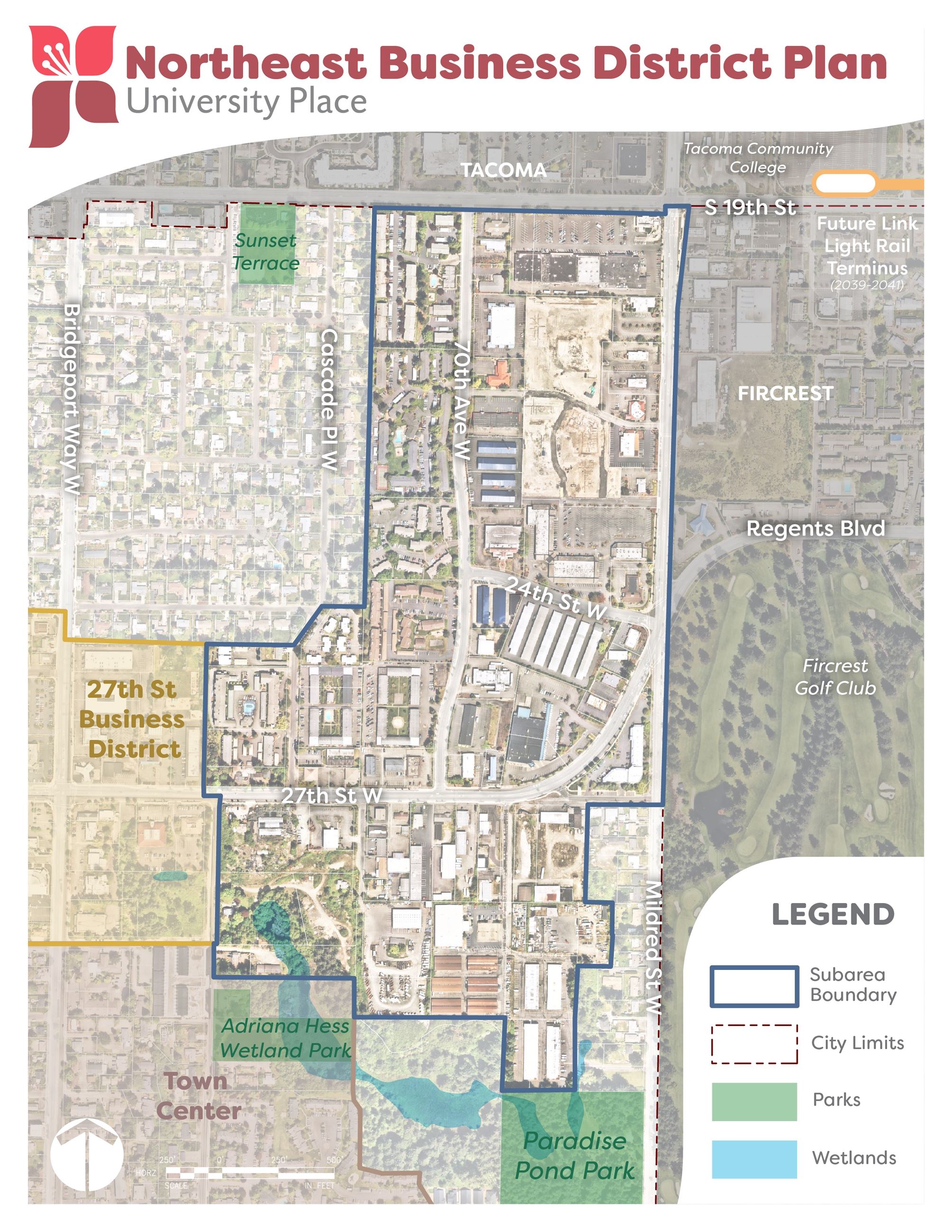 Northeast Business District Map