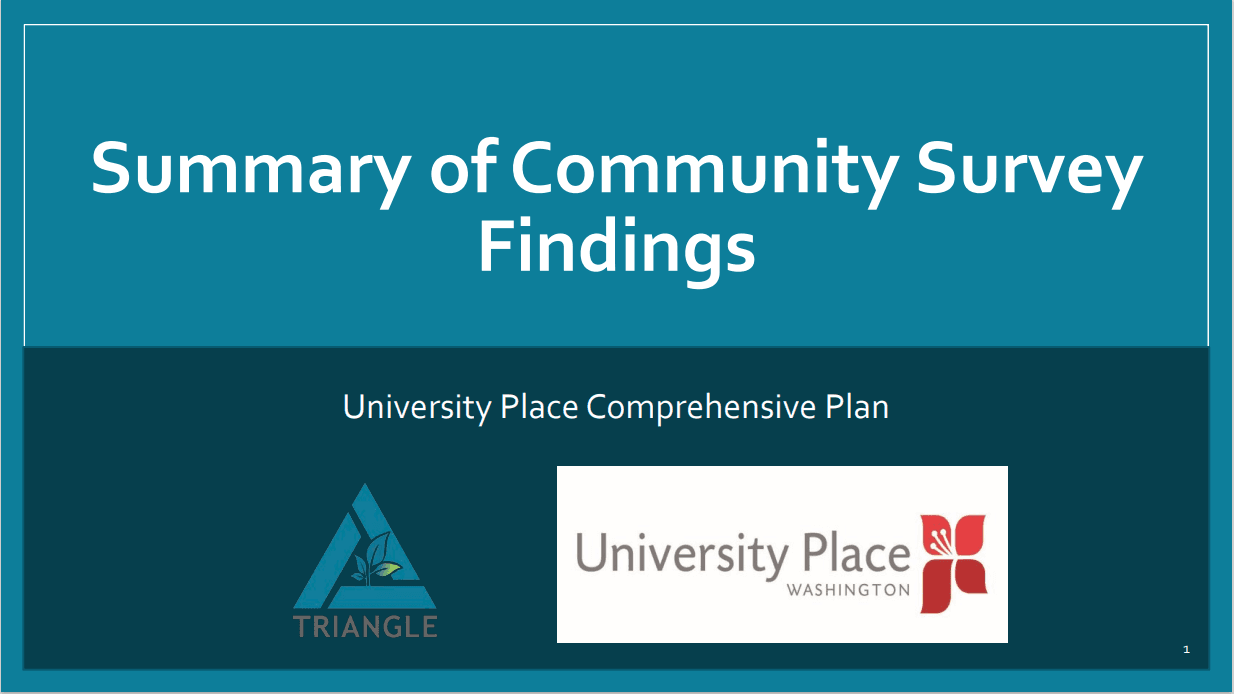 Summary of Community Survey Findings